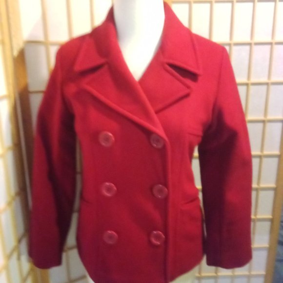 Rothschild Jackets & Blazers - Rothschild Red Wool Peacoat